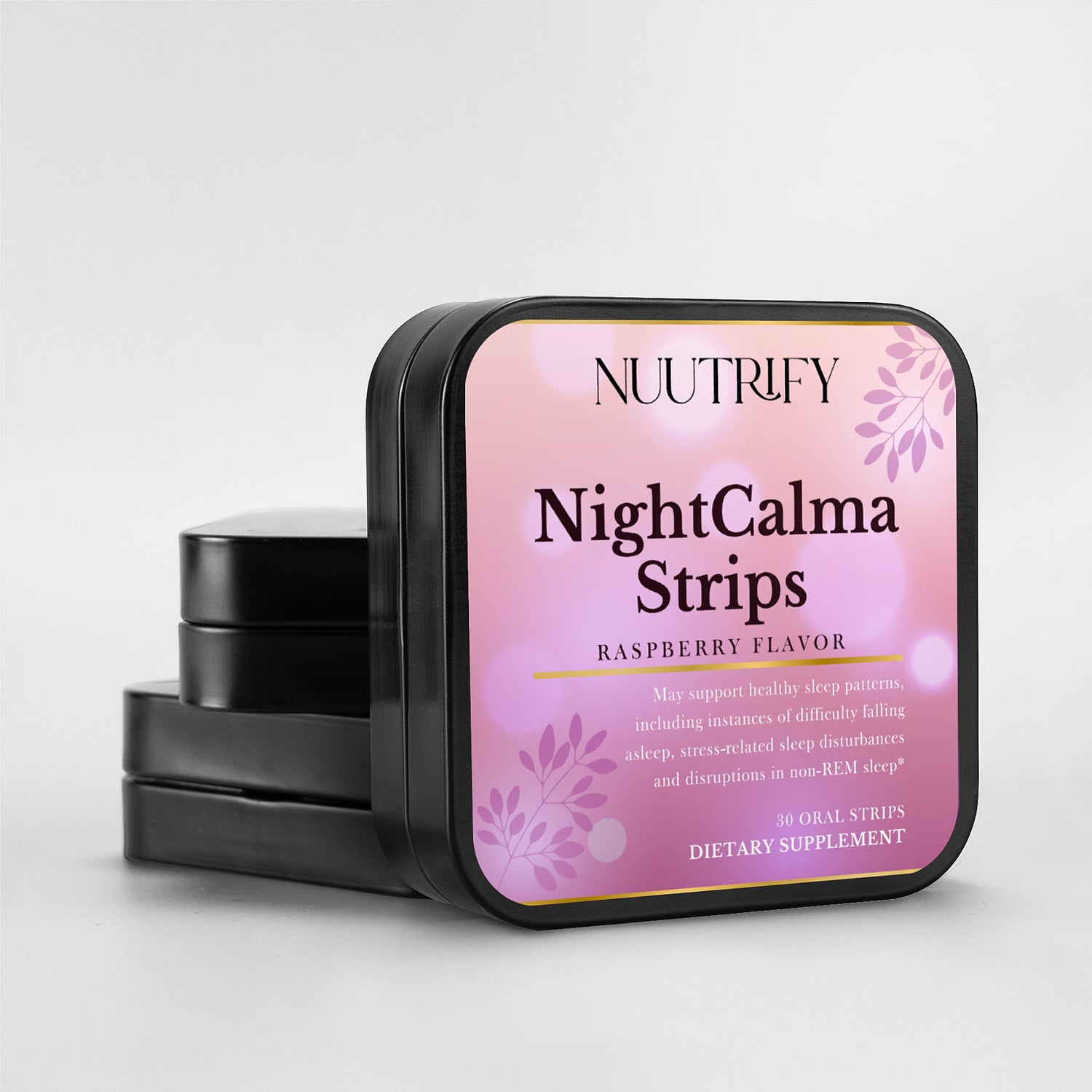 NightCalma Strips - Supporting restful sleep & Reducing stress-related sleep disturbances (30 Oral Strip)