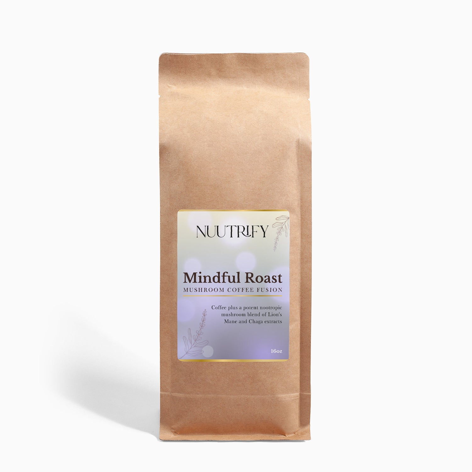 Mindful Roast - Premium Coffee Blend with Chaga & Lion’s Mane (45 Cups)