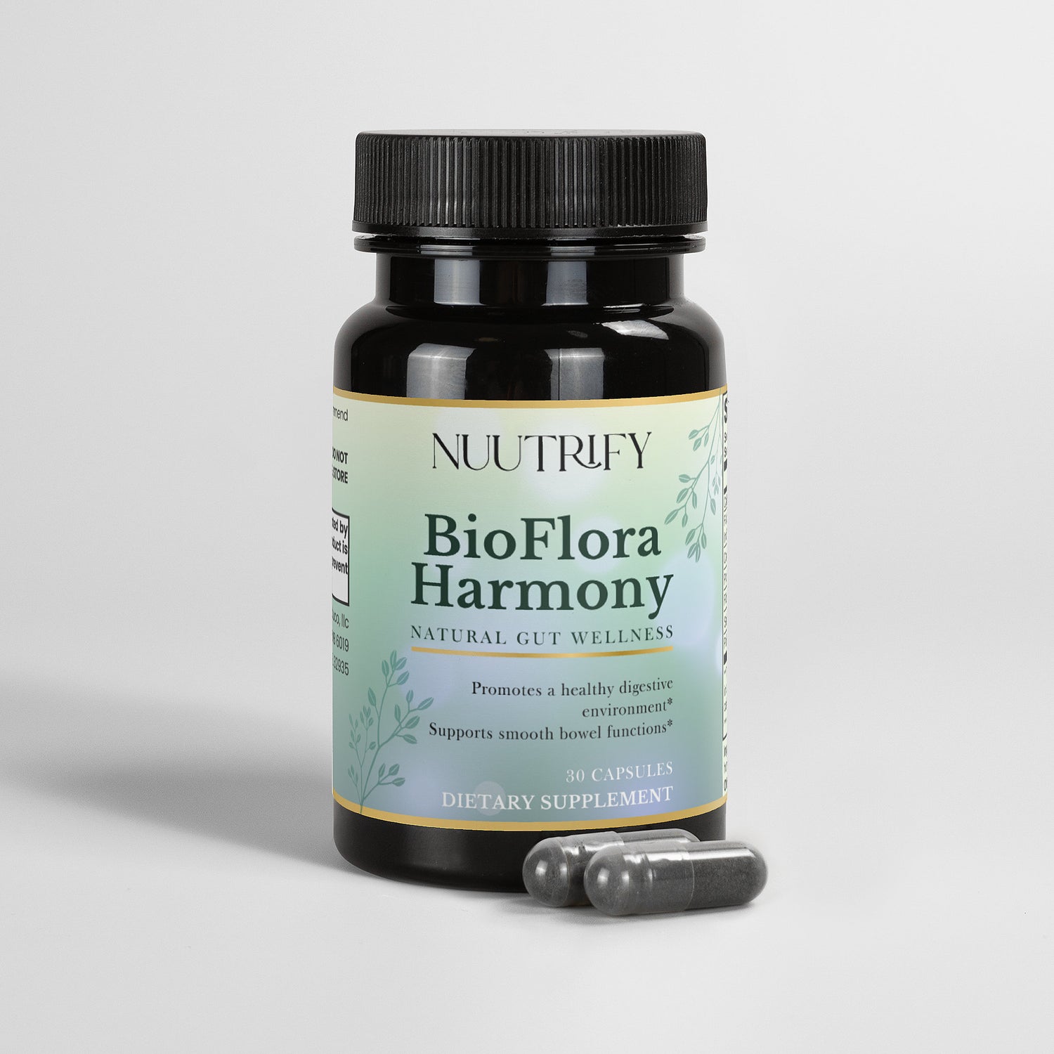 BioFlora Harmony - The Natural Gut Wellness Capsules with Fulvic Acid (30 Capsules)