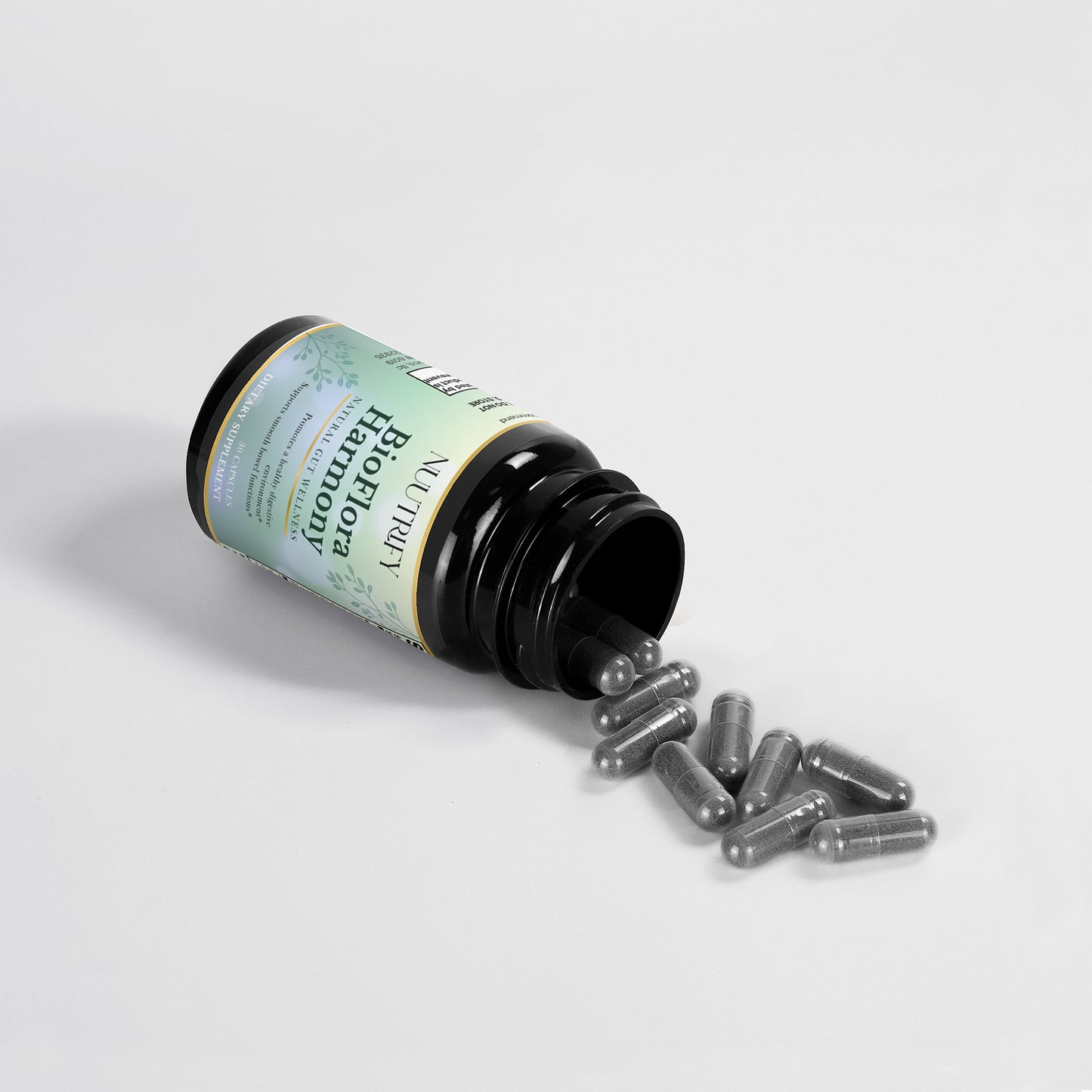 BioFlora Harmony - The Natural Gut Wellness Capsules with Fulvic Acid (30 Capsules)