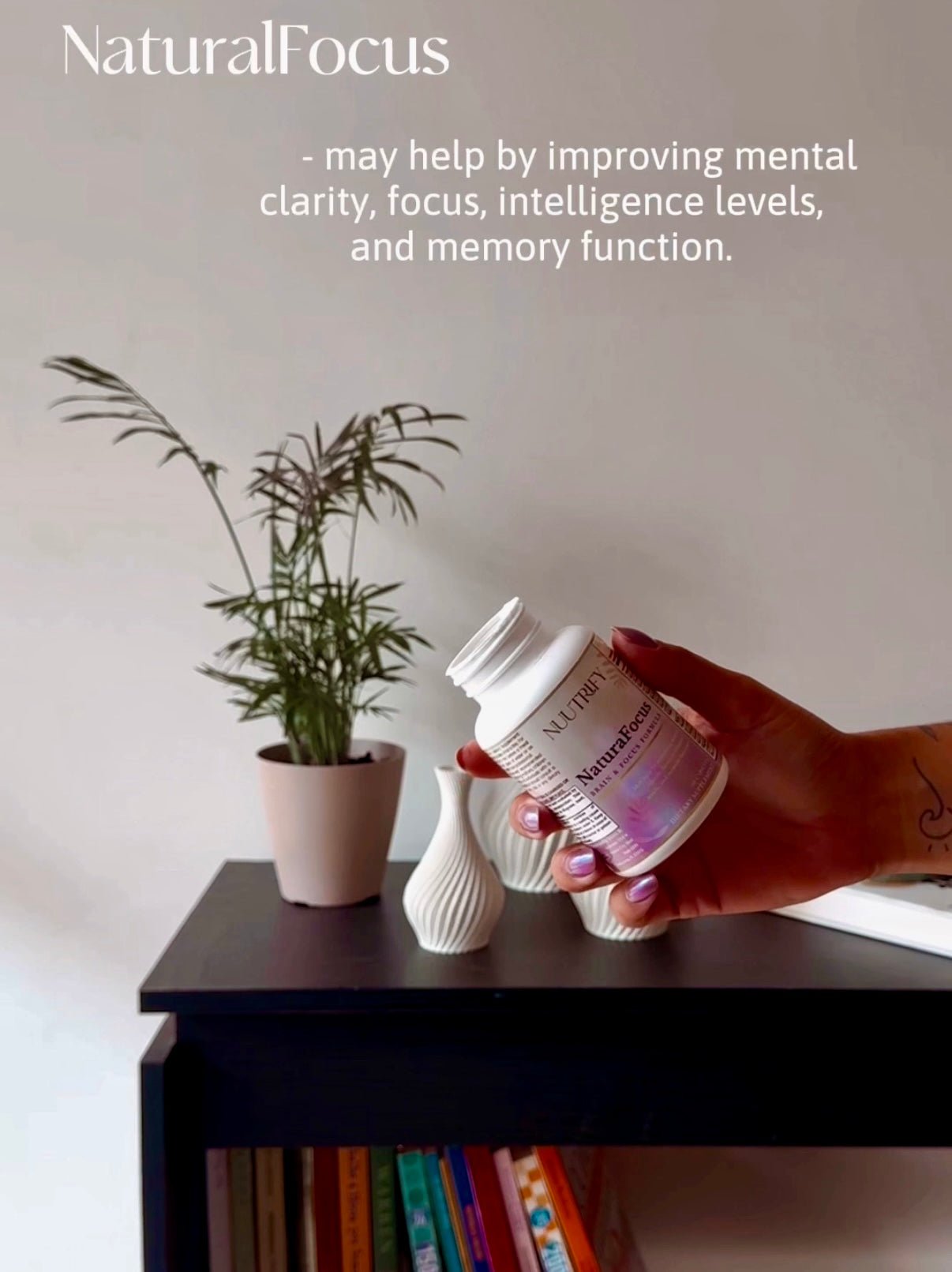 NaturaFocus - Brain & Focus Formula combines powerful amino acids (60 Capsules)